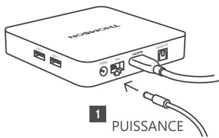 THOMSON 240G Box 4K avec Google TV - Mise en place - 4