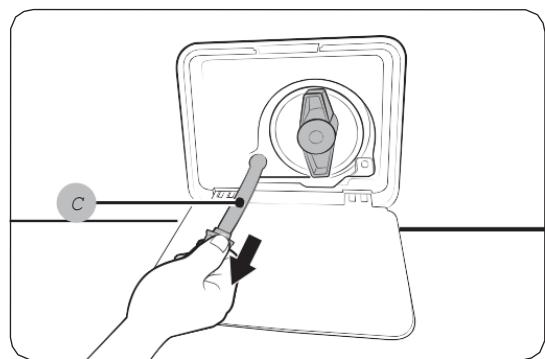 SAMSUNG WW11DB7B94GE - Vidange d'urgence - 3