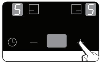 SAMSUNG NZ64T3706A1 - Choisir la zone de cuisson, régler la puissance - 2