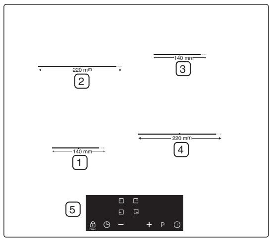 SAMSUNG NZ64T3706A1 - Zones de cuisson - 1