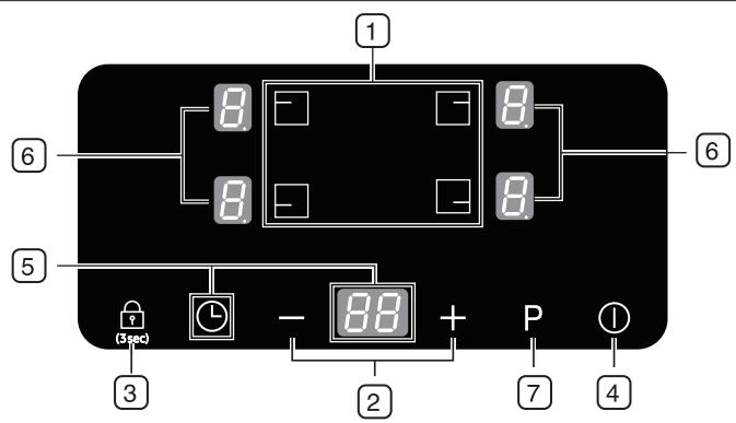 SAMSUNG NZ64T3706A1 - Clavier de commandes - 1