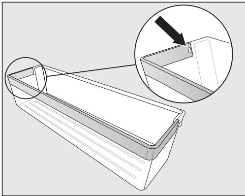 MIELE KFN 7764 C - Démonter un balconnet - 1