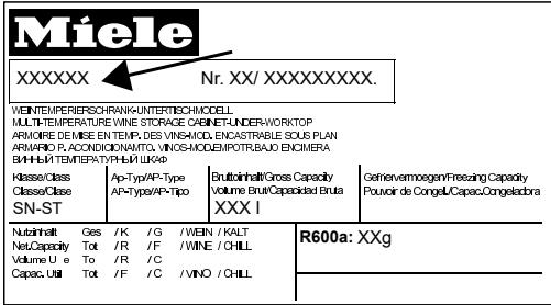 MIELE KFN 7764 C - Base de données EPREL - 1