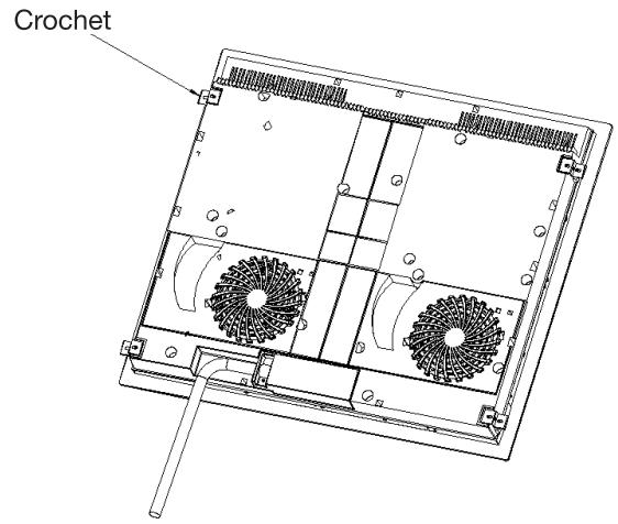 WHIRLPOOL ETI42 - Réglage de la position des crochets - 1