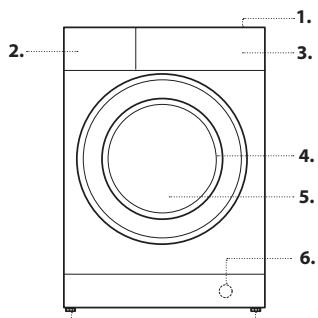 INDESIT BIWMIL9146FR - DESCRIPTION DU PRODUIT - 1