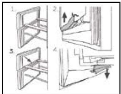 HAIER HTW5618CNMP - Joints auxiliaires amovibles de la porte - 1