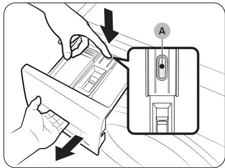 SAMSUNG WW10FG5U34AEEF - Tiroir à lessive - 1