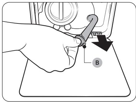 SAMSUNG WW10FG5U34AEEF - Vidange d'urgence - 2