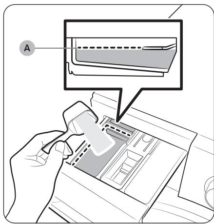 SAMSUNG WW10FG5U34AEEF - Verser la lessive dans le tiroir à lessive - 1