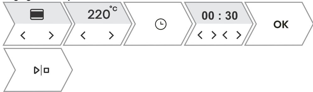 HISENSE BAS614P8B - Réglage du temps de cuisson - 1