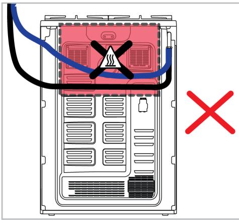 BEKO EDM5 - Choix du côté du raccordement au gaz - 4