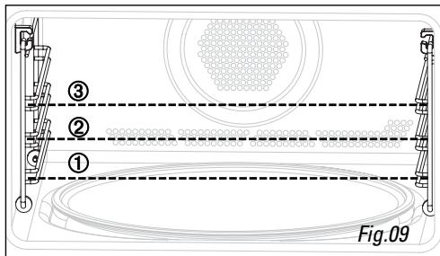 HOTPOINT-ARISTON MWK 422 X - The side grills (Fig.08): 2 shelves with hooks allow you to use the accessories on 3 levels. - 5