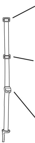 GRACO CLASSIC CONNECT - Point buckle • boucle à 3 points - 1