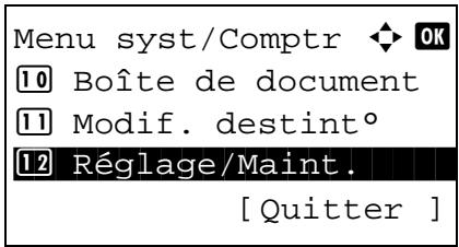 KYOCERA M2030DN,  2030 - Page d'état du réseau - 2