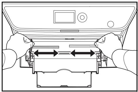 KYOCERA M2030DN,  2030 - Chargement du papier dans le bac MF - 4