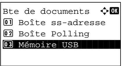 KYOCERA M2030DN,  2030 - Retrait de la mémoire USB - 1