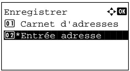 KYOCERA M2030DN,  2030 - Enregistrement de destinations - 4