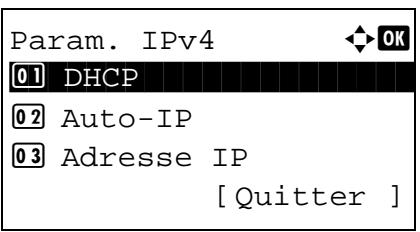 KYOCERA M2030DN,  2030 - Configuration DHCP - 8