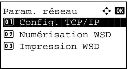 KYOCERA M2030DN,  2030 - Configuration tcp/ip (IPV6) - 10