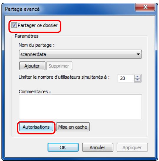 KYOCERA M2030DN,  2030 - Création d'un dossier partagé - 3