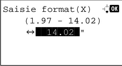 KYOCERA M2030DN,  2030 - Format d'original personnel - 5