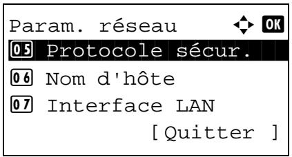 KYOCERA M2030DN,  2030 - Sécurité POP3 - 4