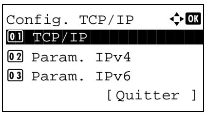 KYOCERA M2030DN,  2030 - Configuration DHCP - 5