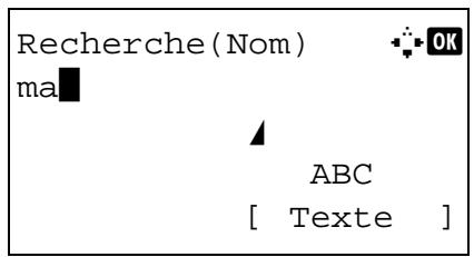 KYOCERA M2030DN,  2030 - Recherche dans le carnet d'adresses - 3