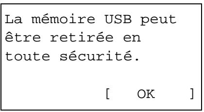 KYOCERA M2030DN,  2030 - Retrait de la mémoire USB - 4