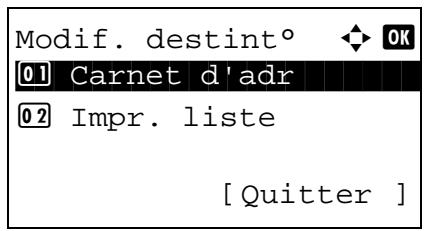 KYOCERA M2030DN,  2030 - Ajout d'un groupe - 2
