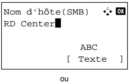 KYOCERA M2030DN,  2030 - Adresse dossier (FTP) - 1
