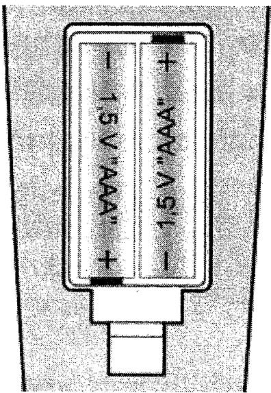 MEDION MD 41169 - Insérer les piles - 1