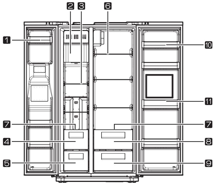 DAEWOO FRN-Q22FCB - Modèle avec distributeur - 1