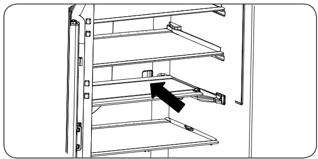 SAMSUNG RF50K5920S8 - Clayette pliable (optionnelle) - 1