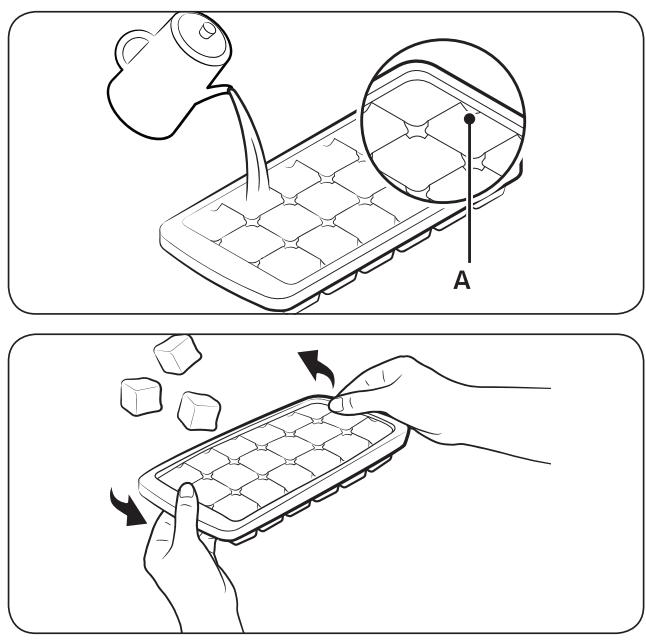 SAMSUNG RF50K5920S8 - Utilisation du bac à glaces - 1