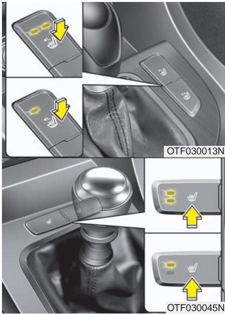 KIA OPTIMA - Réglage vers l'avant ou l'arrière - 3