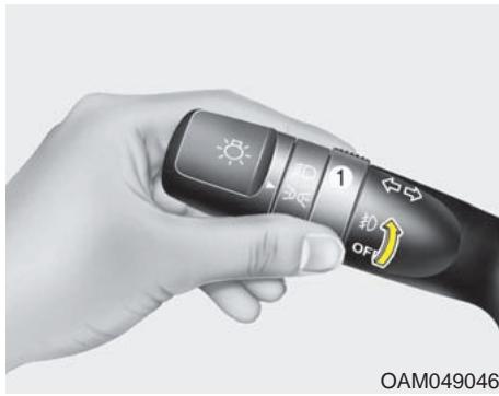 KIA OPTIMA - Témoin des clignotants à trois éclairs (si équipé) - 1