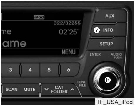 KIA OPTIMA - Bouton (MENU) - 1