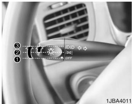 KIA RIO - Fonction économique de batterie (selon l'équipement) - 1