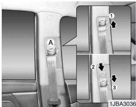 KIA RIO - Ceinture ventrale/épauleière des sièges avant - 3