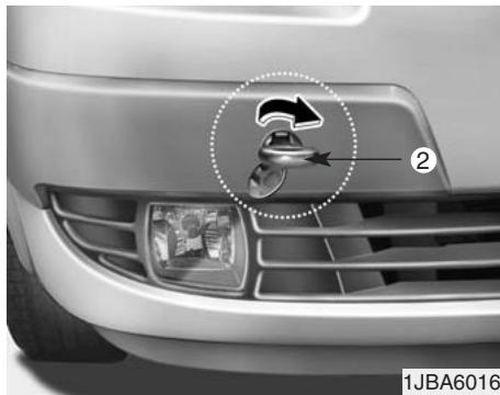 KIA RIO - Croquette de remorquage avant - 1