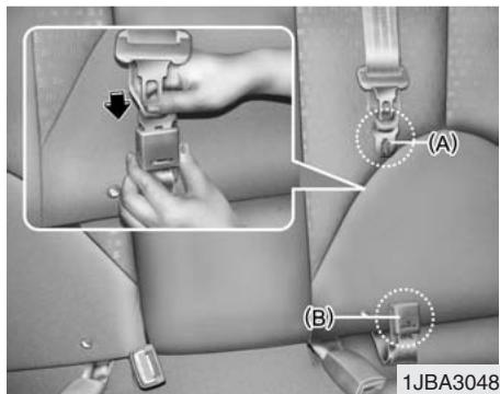 KIA RIO - Ceinture ventrale/épauleière des sièges arrêté - 2