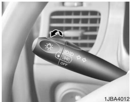 KIA RIO - Commande d'éclairage - 1