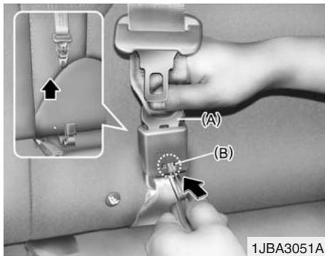 KIA RIO - Arrimage des ceintures de sécuritéarrêté - 1