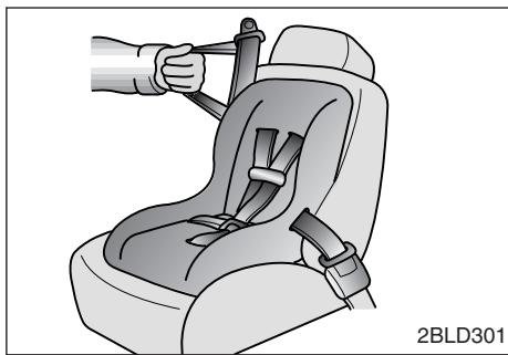 KIA SORENTO - Ceinture de sécurité passager mise en mode de verrouillage automatique - 2