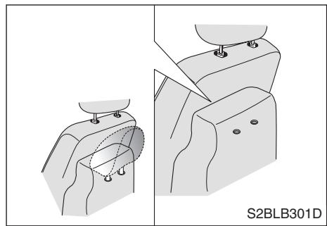 KIA SORENTO - Pour rabattre le siège arrière : - 1