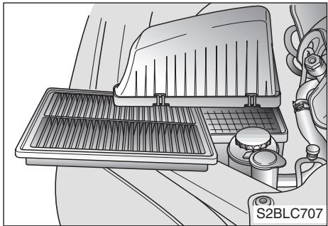 KIA SORENTO - Remplacement du filtre à air - 1