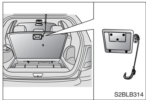 KIA SORENTO - Boite à bagages centrale (SELON l'équipement) - 2