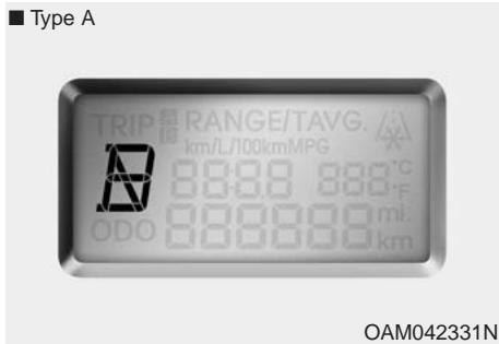 KIA SOUL - Indicateur de rapport sur la boîte manuelle (si équipé) - 1