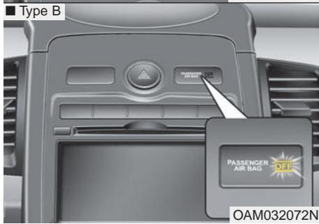 KIA SOUL - Avertissement - obstacles pour les coussins gonflables - 2